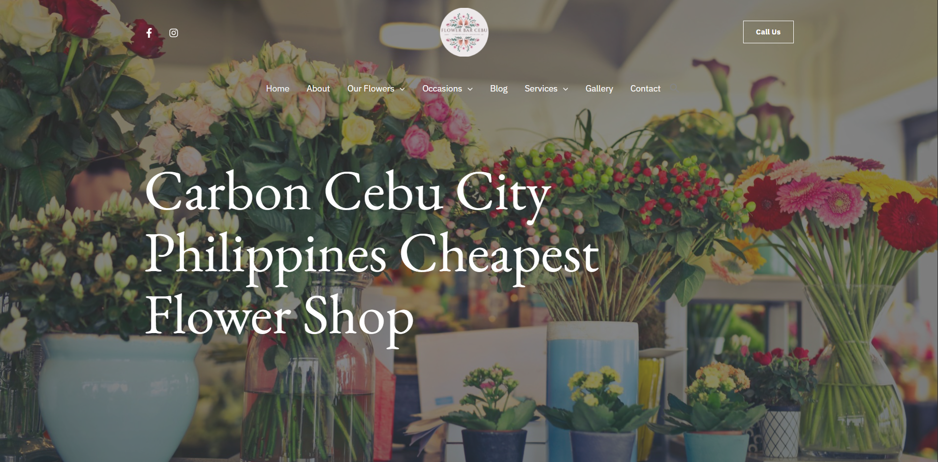 a home page image of Flower Bar Cebu